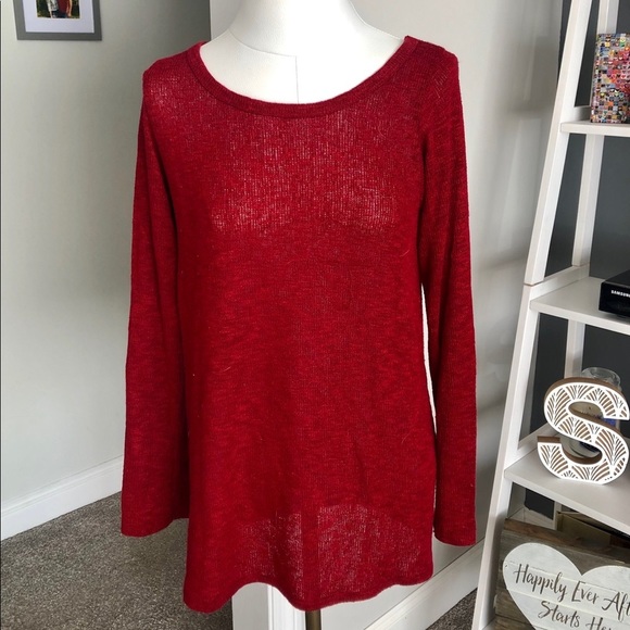 Tops - Francesca’s Alya Red Sweater